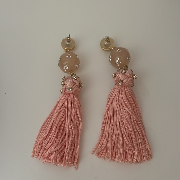 J. Crew Tassel Statement Earrings - Picture 2 of 7